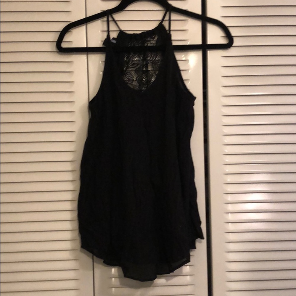 Flowy black tank top